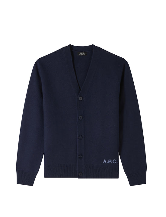 A.P.C. CARDIGAN KENNY NAVY