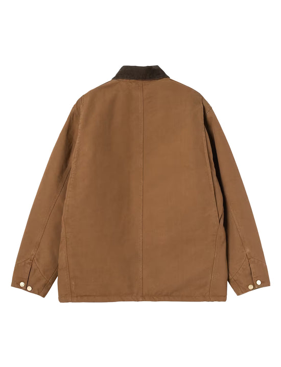 CARHARTT WIP OG Chore Coat 'Dearborn' Canvas WIP H Brown / Tobacco, rigid