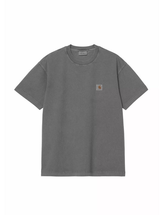 CARHARTT WIP S/S Vista T-Shirt Black, Garment dyed
