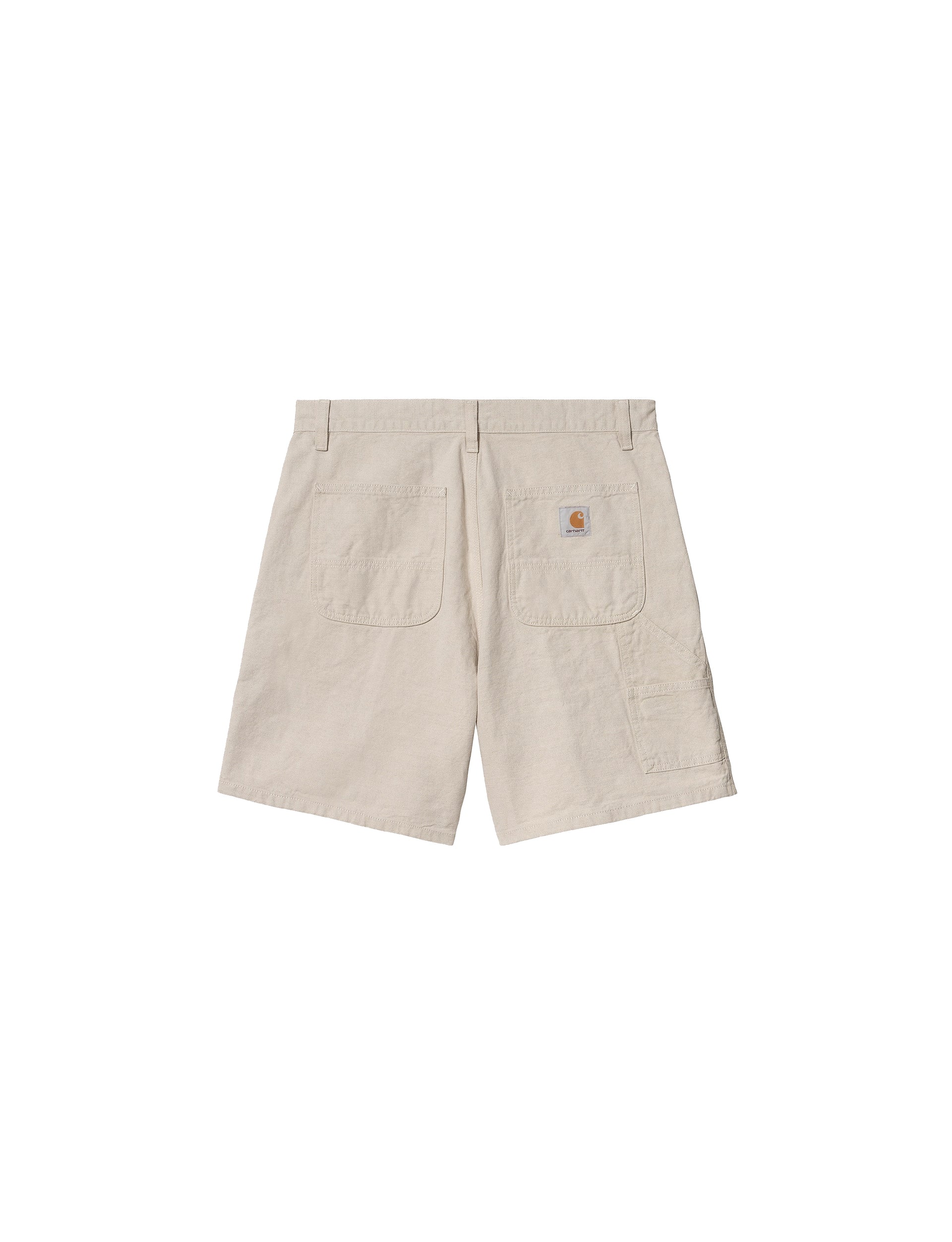 CARHARTT WIP Walter Single Knee Short 'Sullivan' Canvas Natural, rinsed