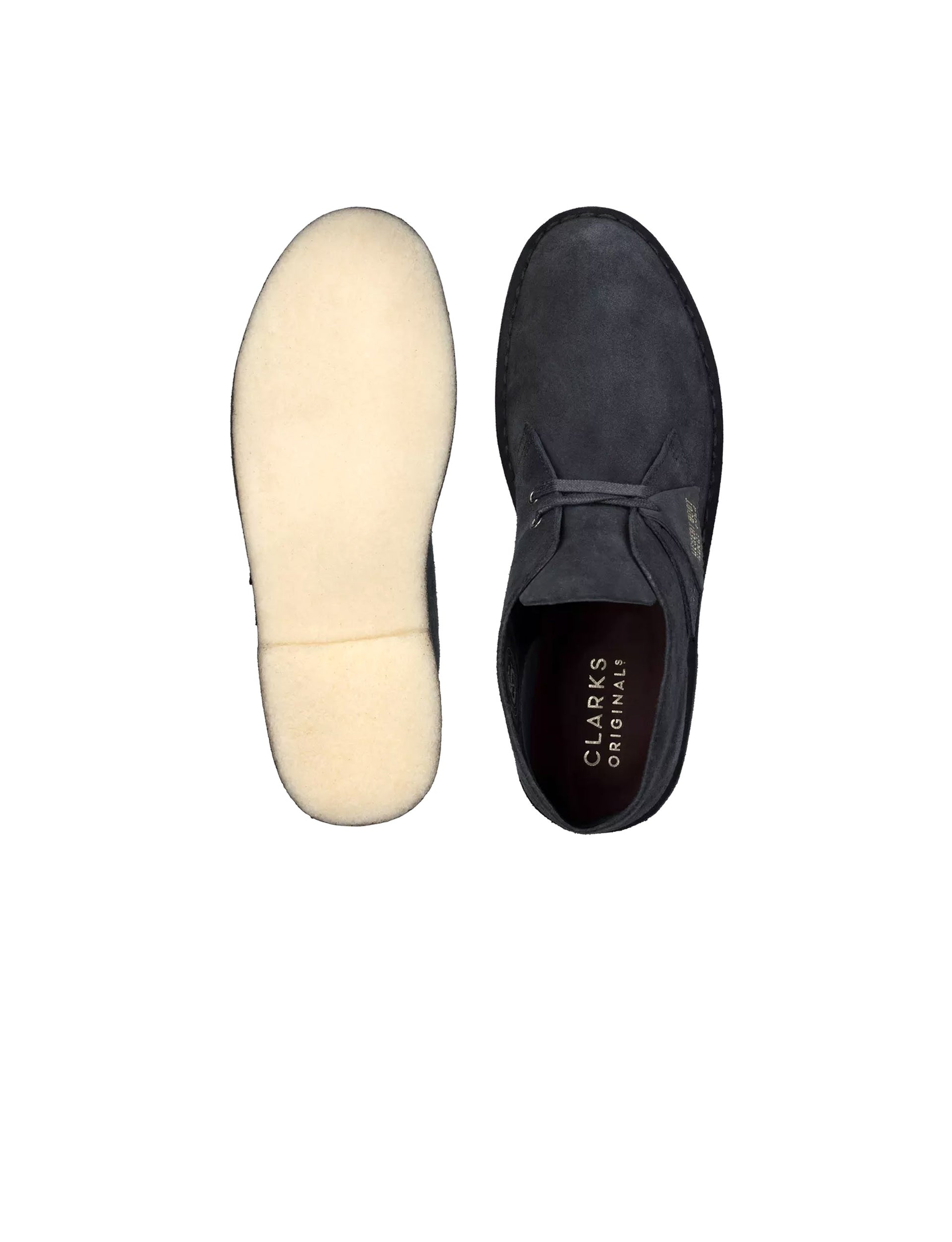 CLARKS Desert Boot Navy Suede