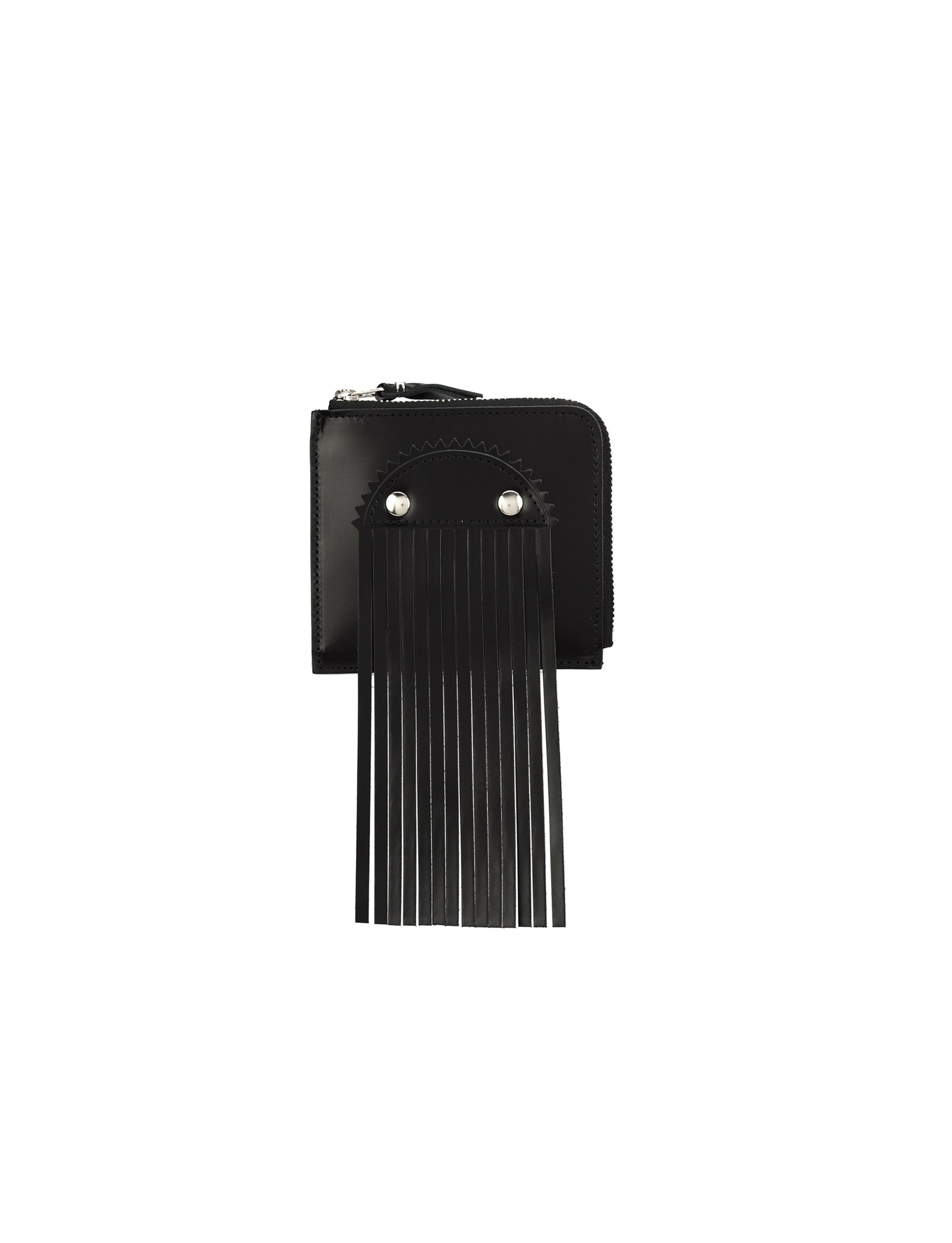 COMME DES GARÇONS FRINGED CARDHOLDER SAJ12310 BLACK