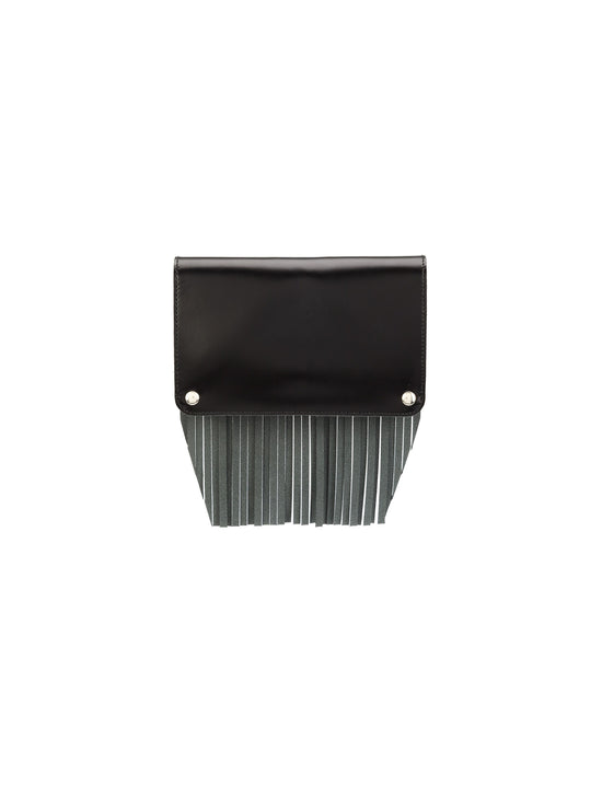 COMME DES GARÇONS FRINGED CARDHOLDER SAJ12P3S BLACK