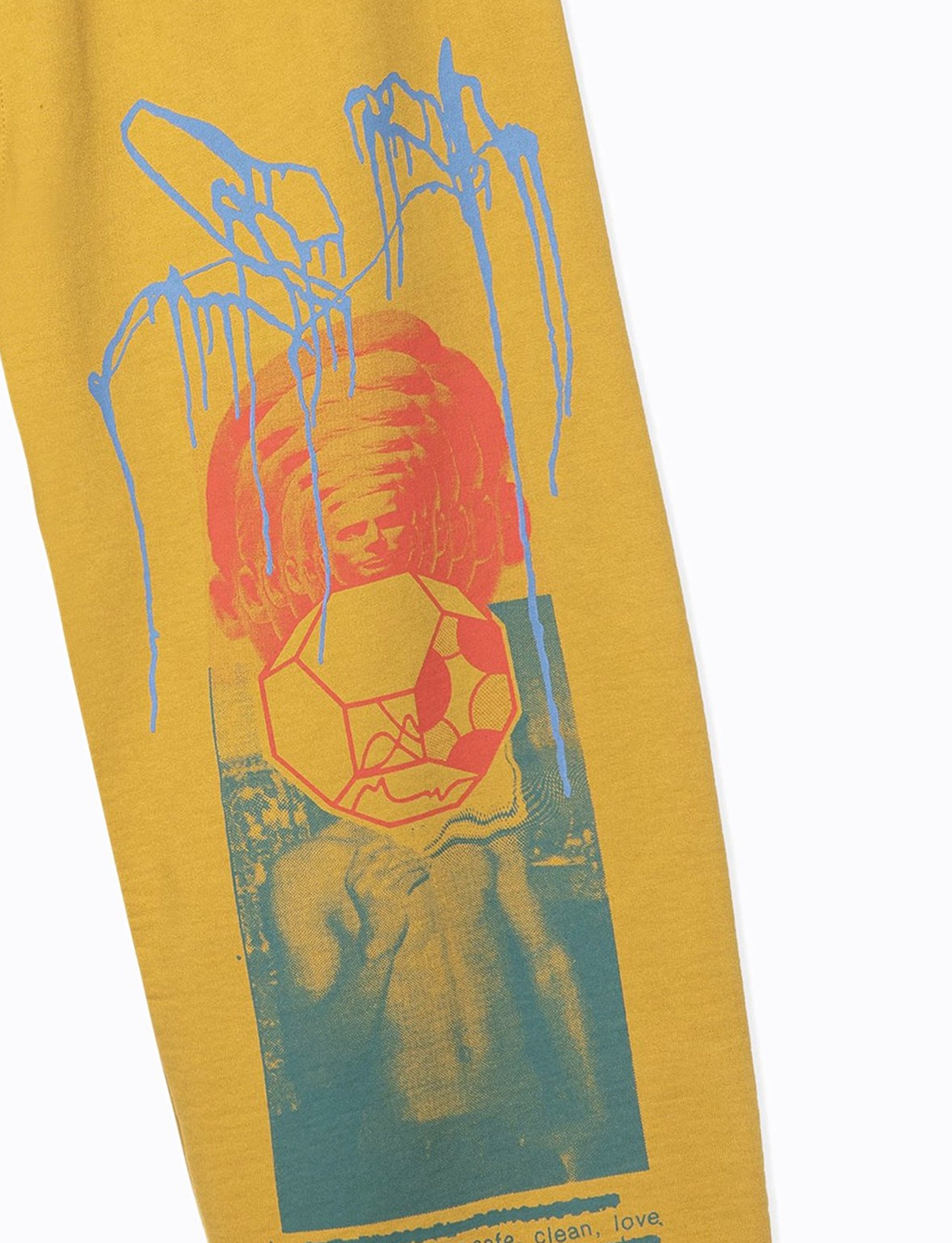 Brain Dead Clean Love Sweatpant - yellow