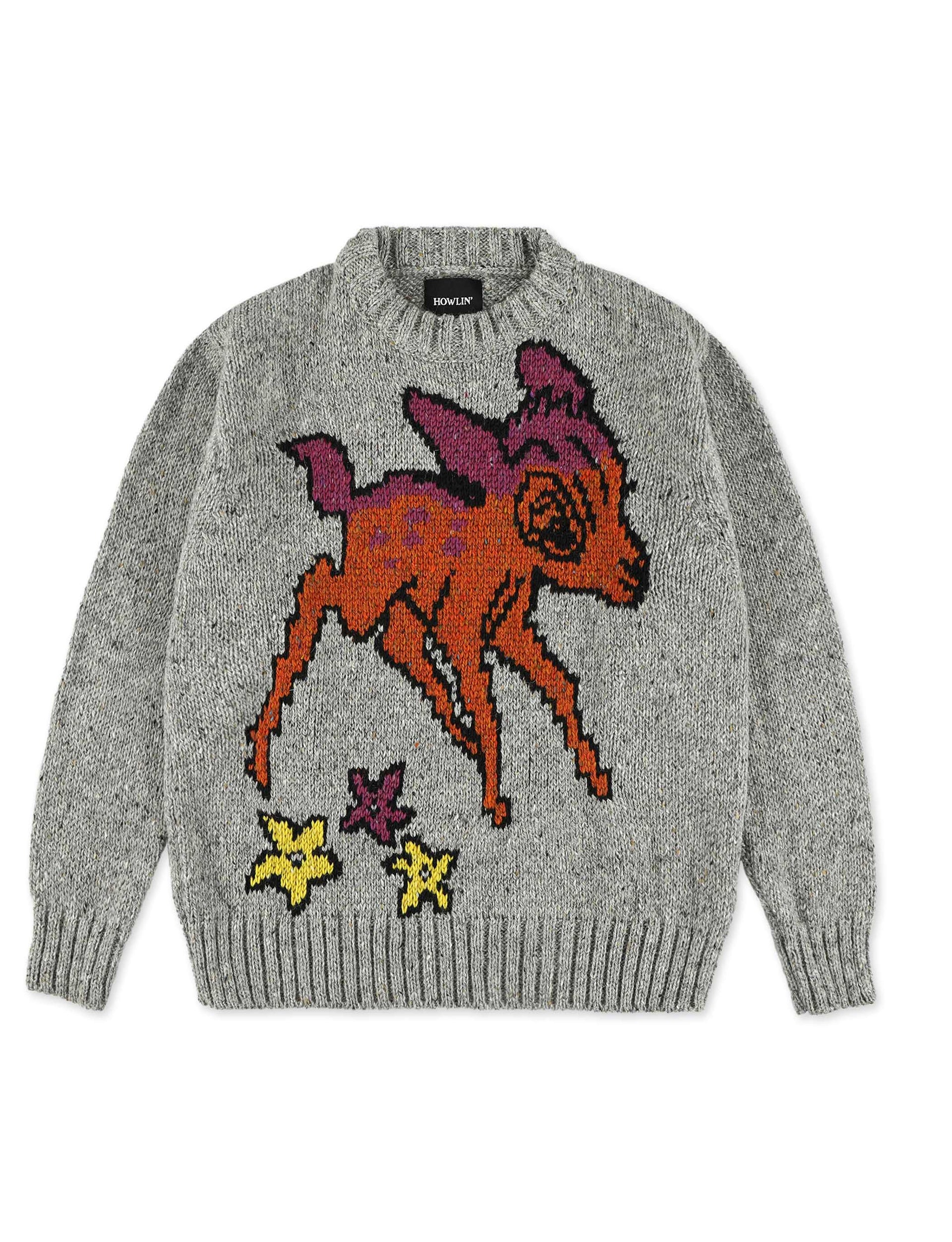 Howlin' Cosmic Deer - Grey