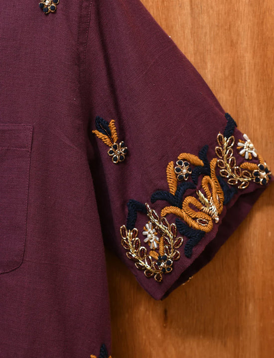 KARTIK RESEARCH CAMP SHIRT (HS) Purple