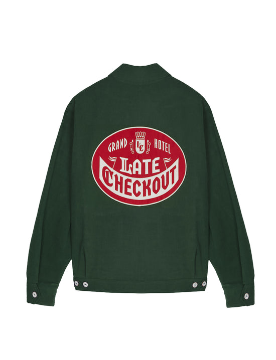 LATE CHECKOUT Green Work Jacket