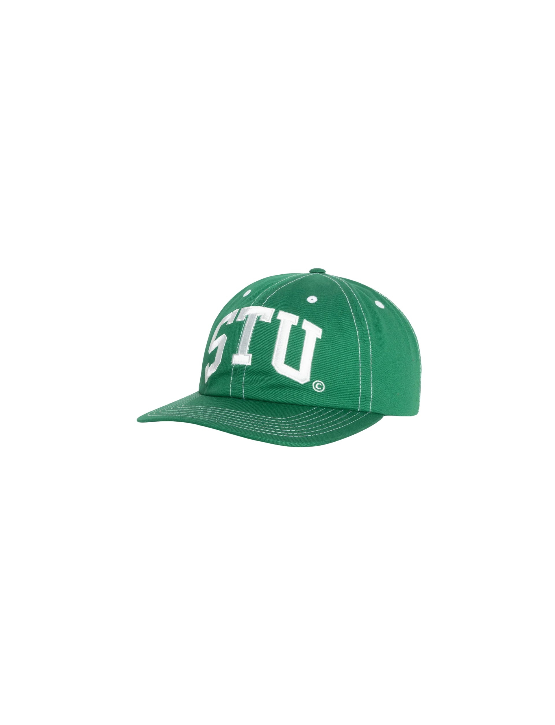 STÜSSY Stu Arch Strapback Cap green