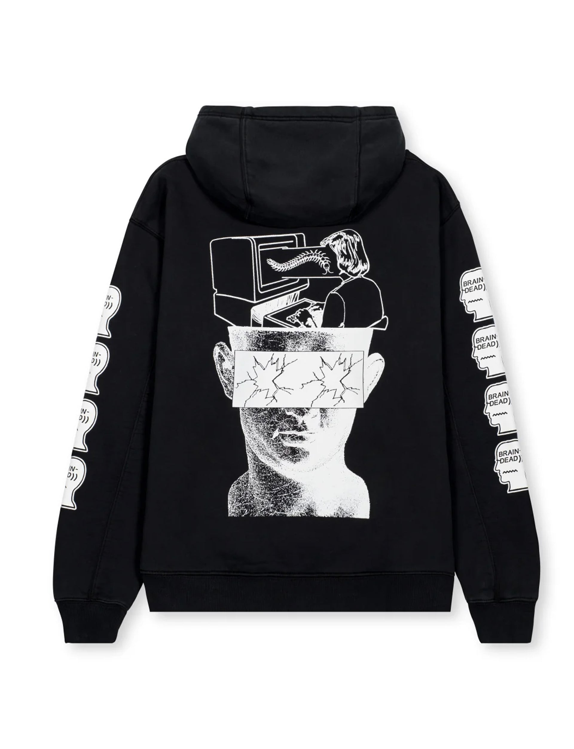 BRAIN DEAD MIND EXPANSION HOODIE - BLACK