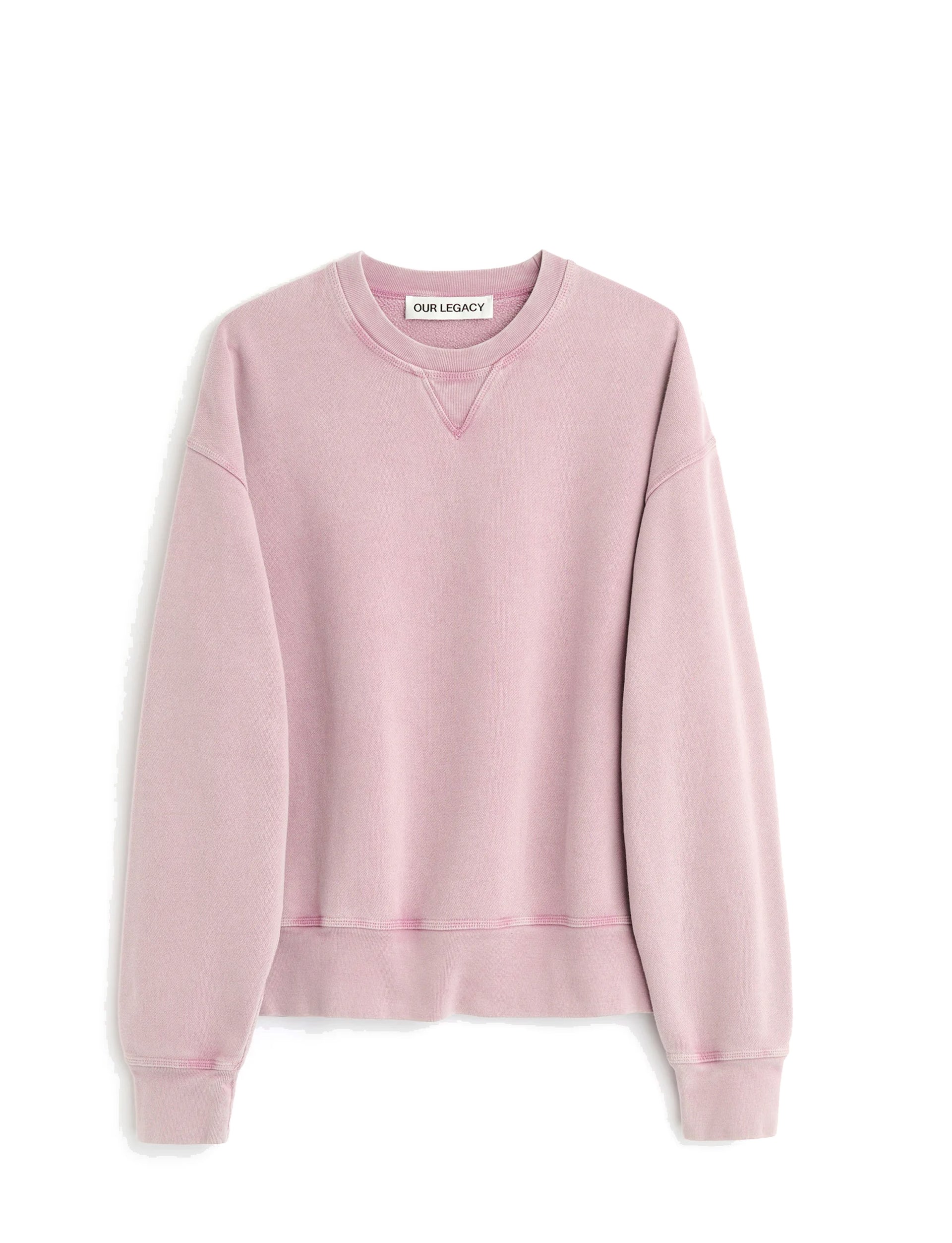 OUR LEGACY BASE SWEAT Gentlemens Pink Star Fleece