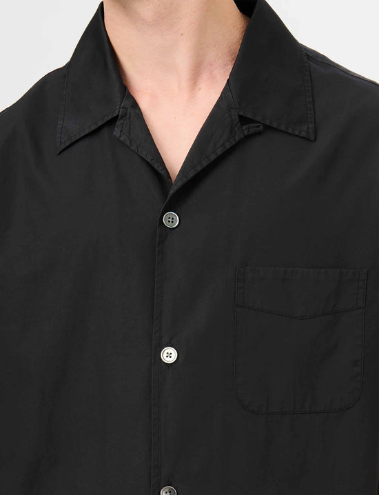 OUR LEGACY HEUSEN SHIRT SHORTSLEEVE Black All Day Poplin