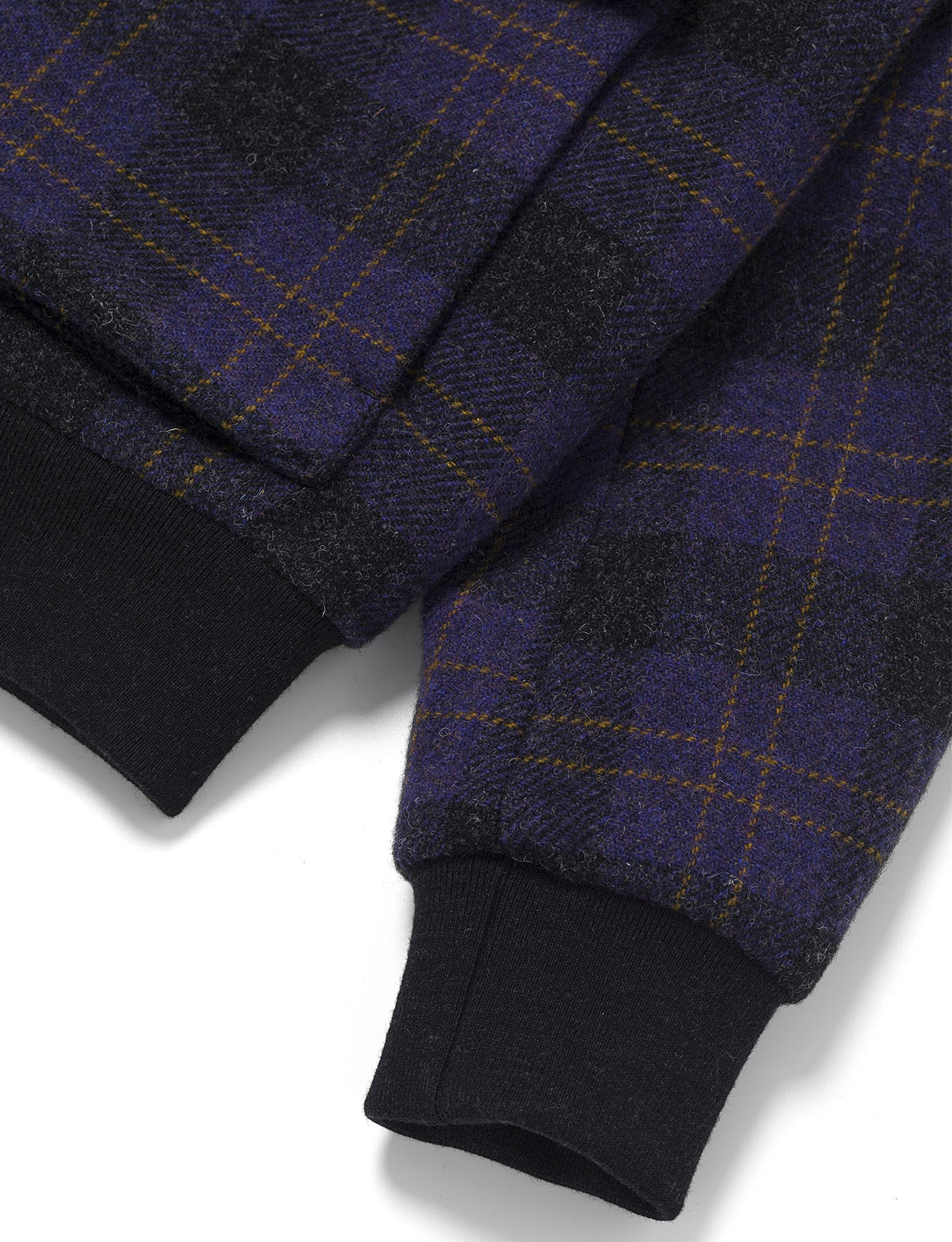 BARACUTA P.WOOL G9 AF POCKET UNPADDED 'GREY PURPLE PLAID'