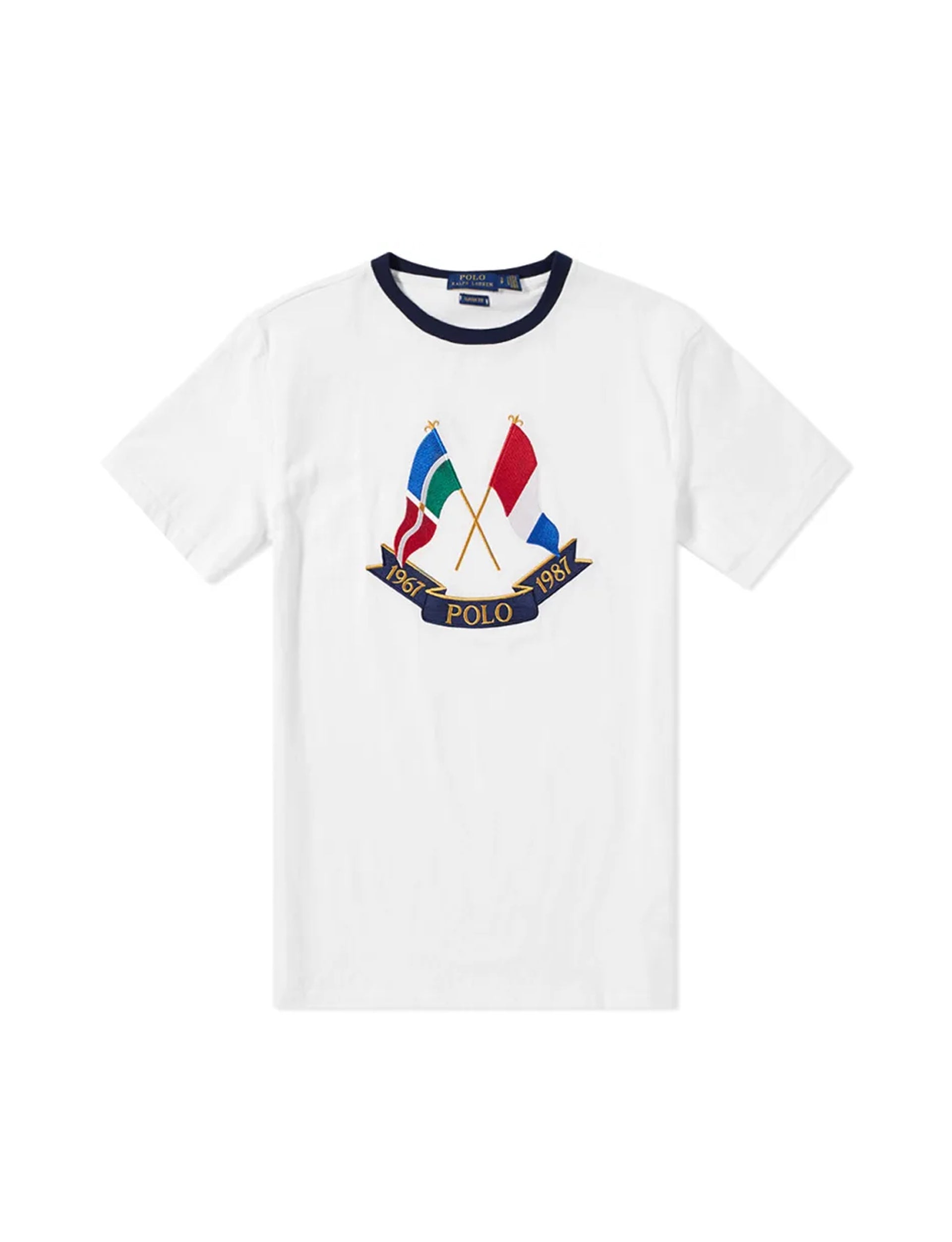 POLO RALPH LAUREN CROSSED FLAGS TEE