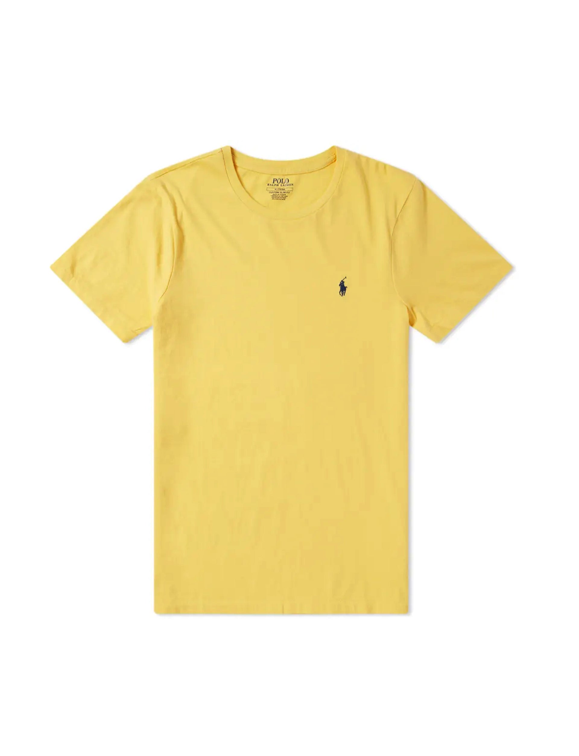 POLO RALPH LAUREN CUSTOM FIT TEE YELLOW