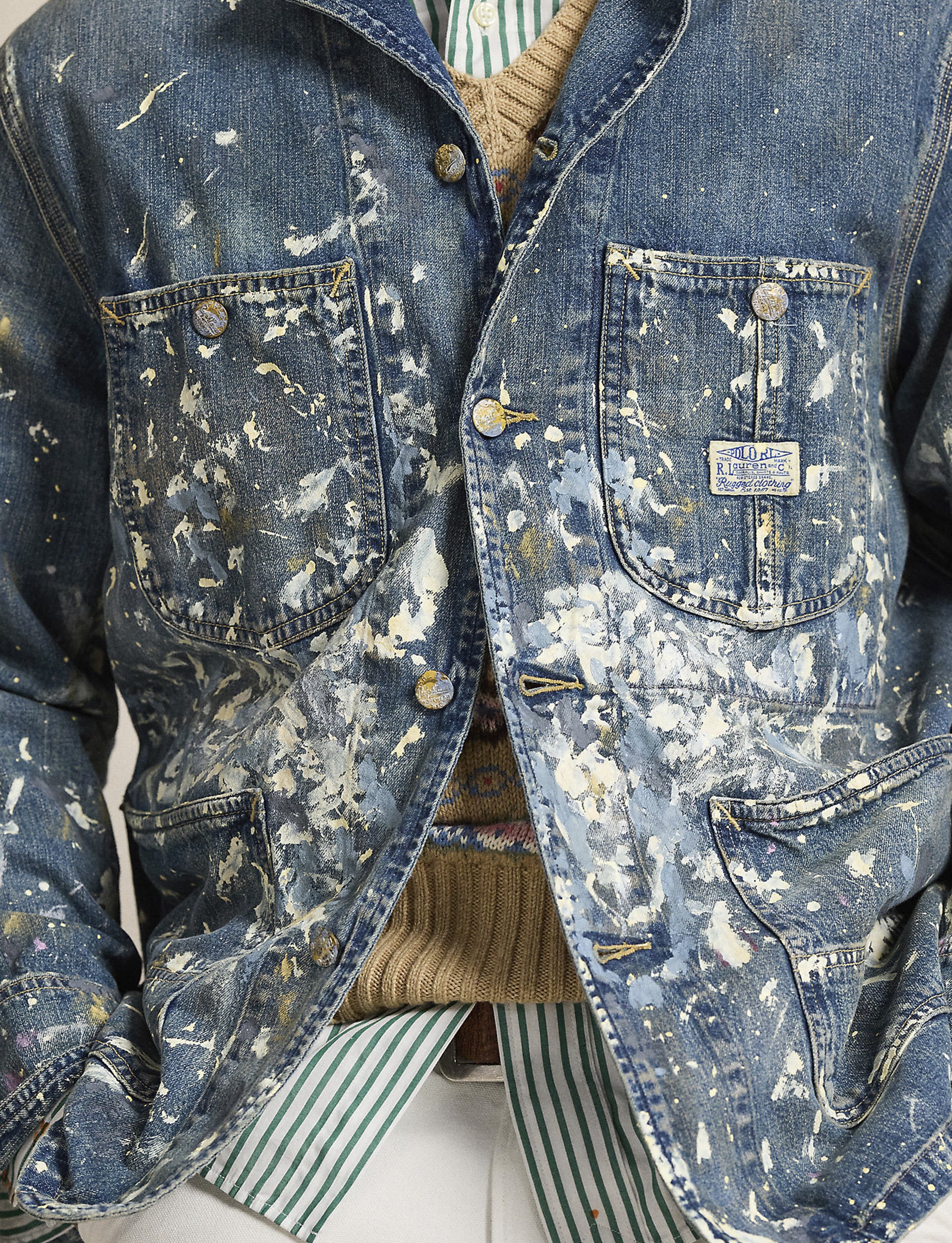 POLO RALPH LAUREN LIMITED-EDITION HAND-PAINTED JACKET