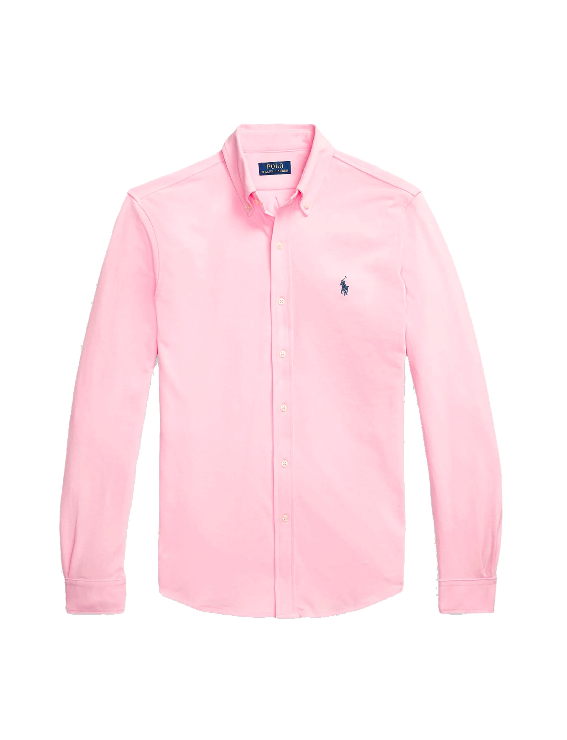 POLO RALPH LAUREN LONG SLEEVED PIQUE SHIRT PINK