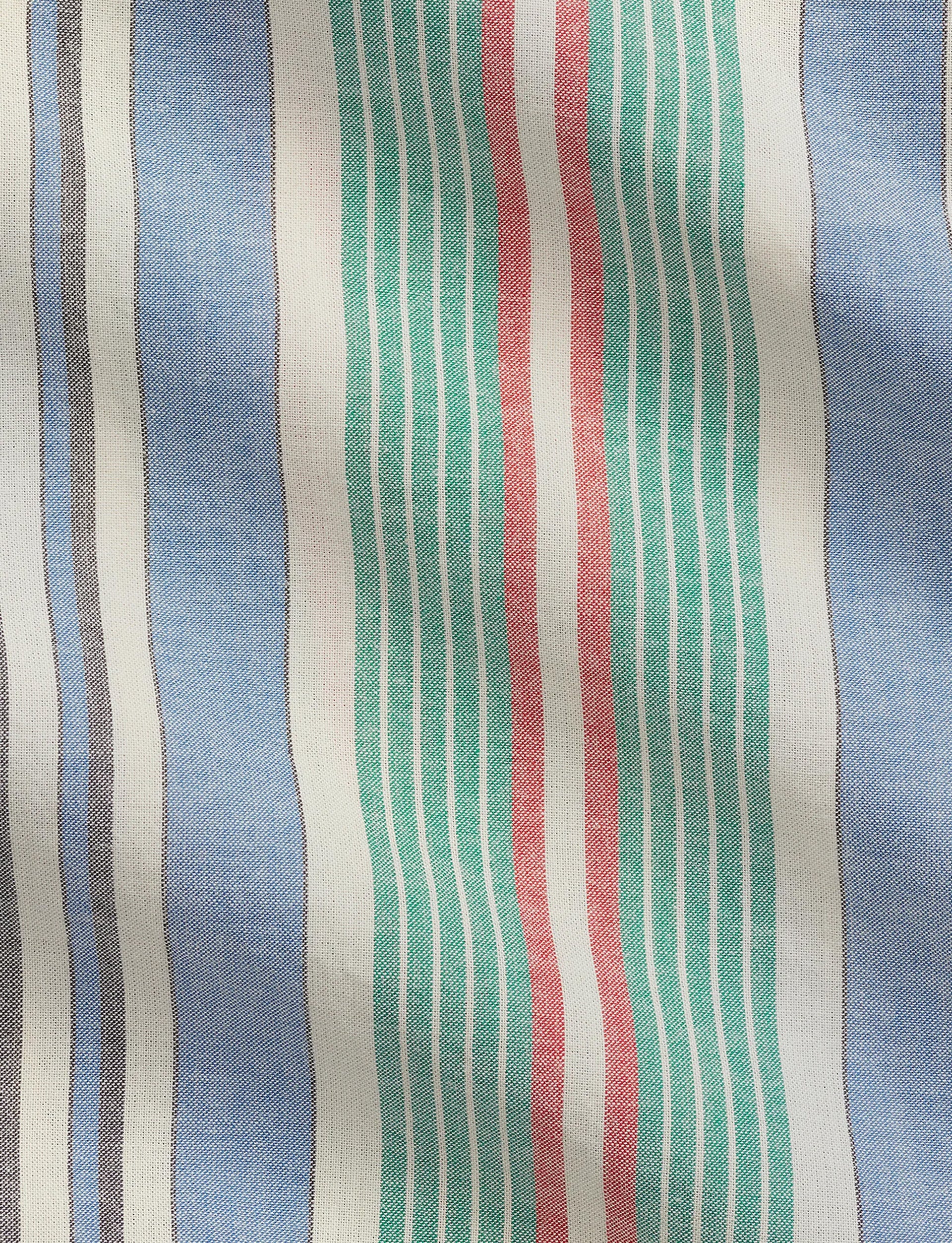 POLO RALPH LAUREN STRIPED SHORT SLEEVE MULTI BLUE