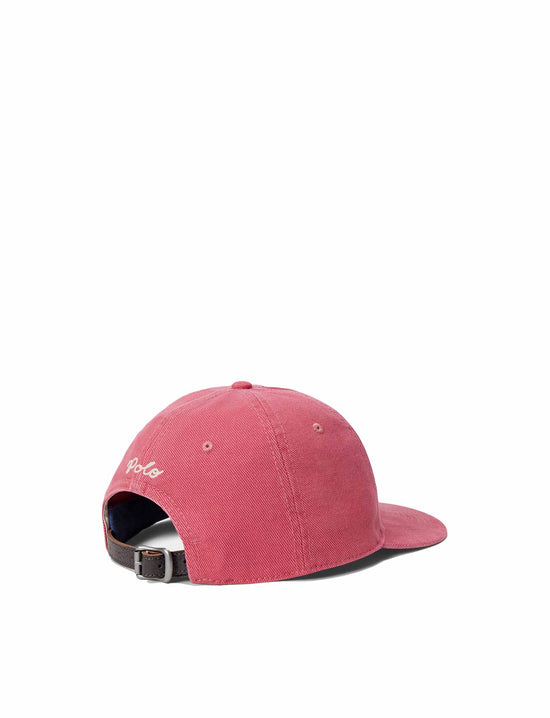 POLO RALPH LAUREN THE RALPH LOGO TWILL BALL CAP Nantucket Red