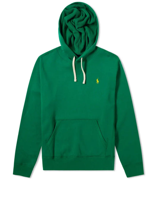 POLO RALPH LAUREN VINTAGE FLEECE POPOVER HOODY GREEN