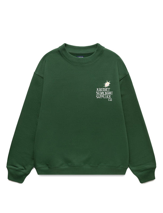 RASSVET SUNLIGHT SUPPLIER SWEATSHIRT GREEN