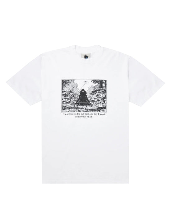 REAL BAD MAN Warning T-Shirt WHITE