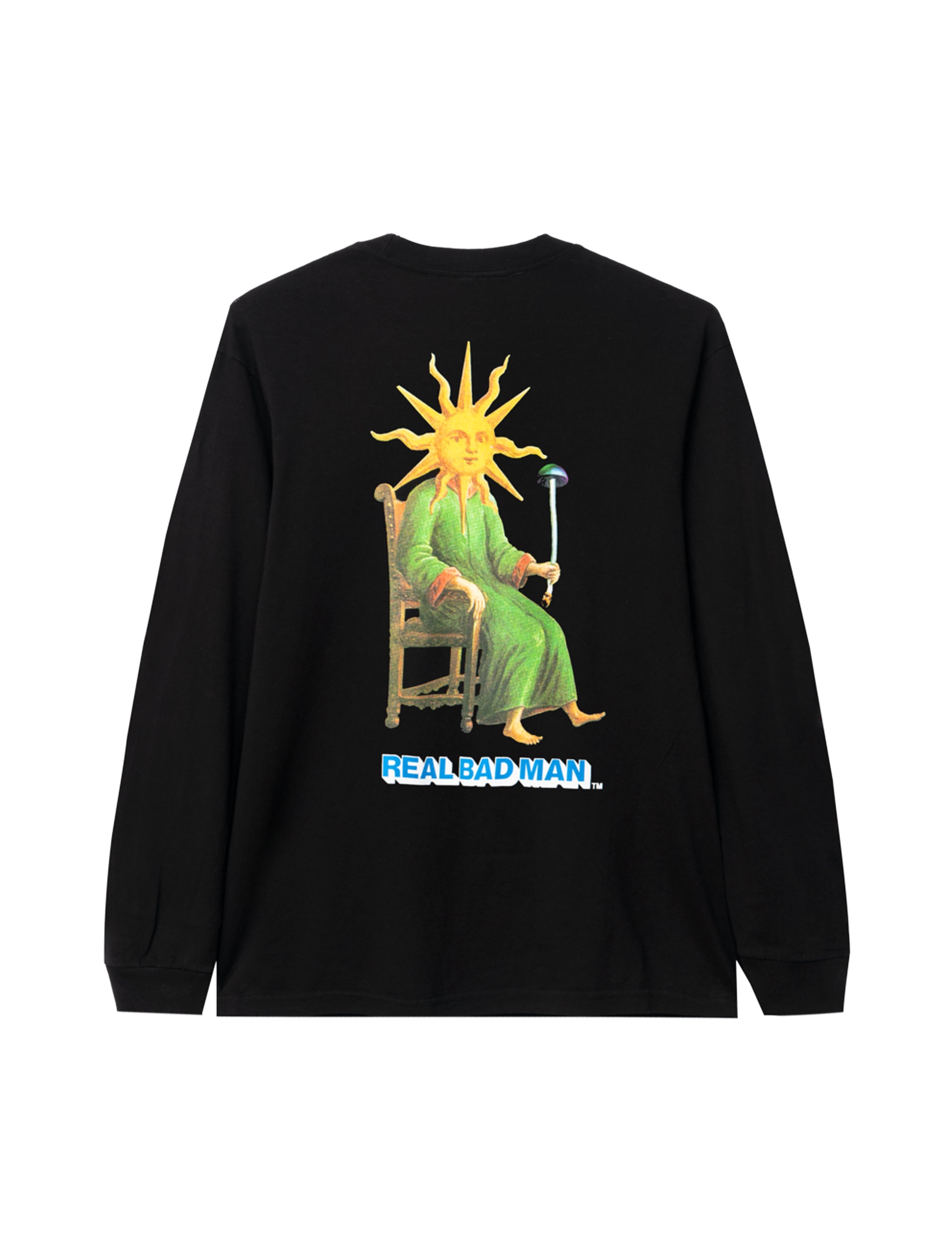 Real Bad Man Sungod LS Tee, black