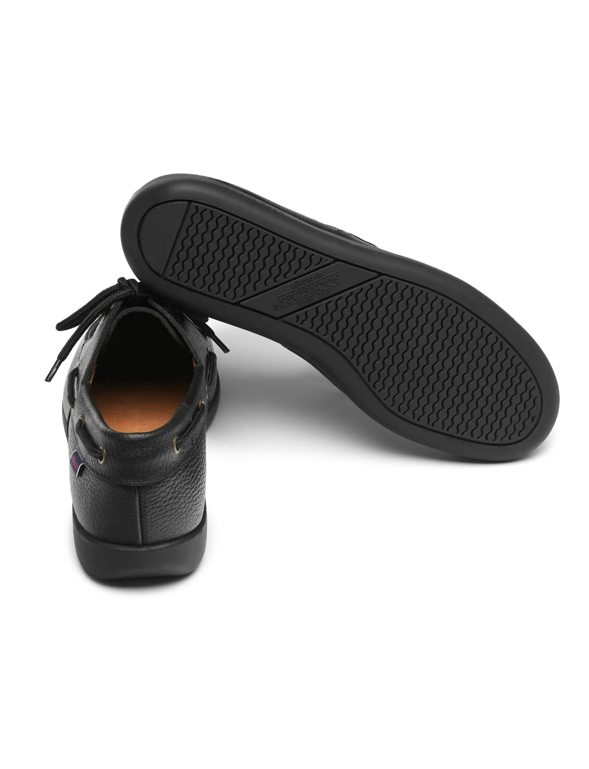 SEBAGO GARY JOBSON Black Men's Leather Boat Shoe