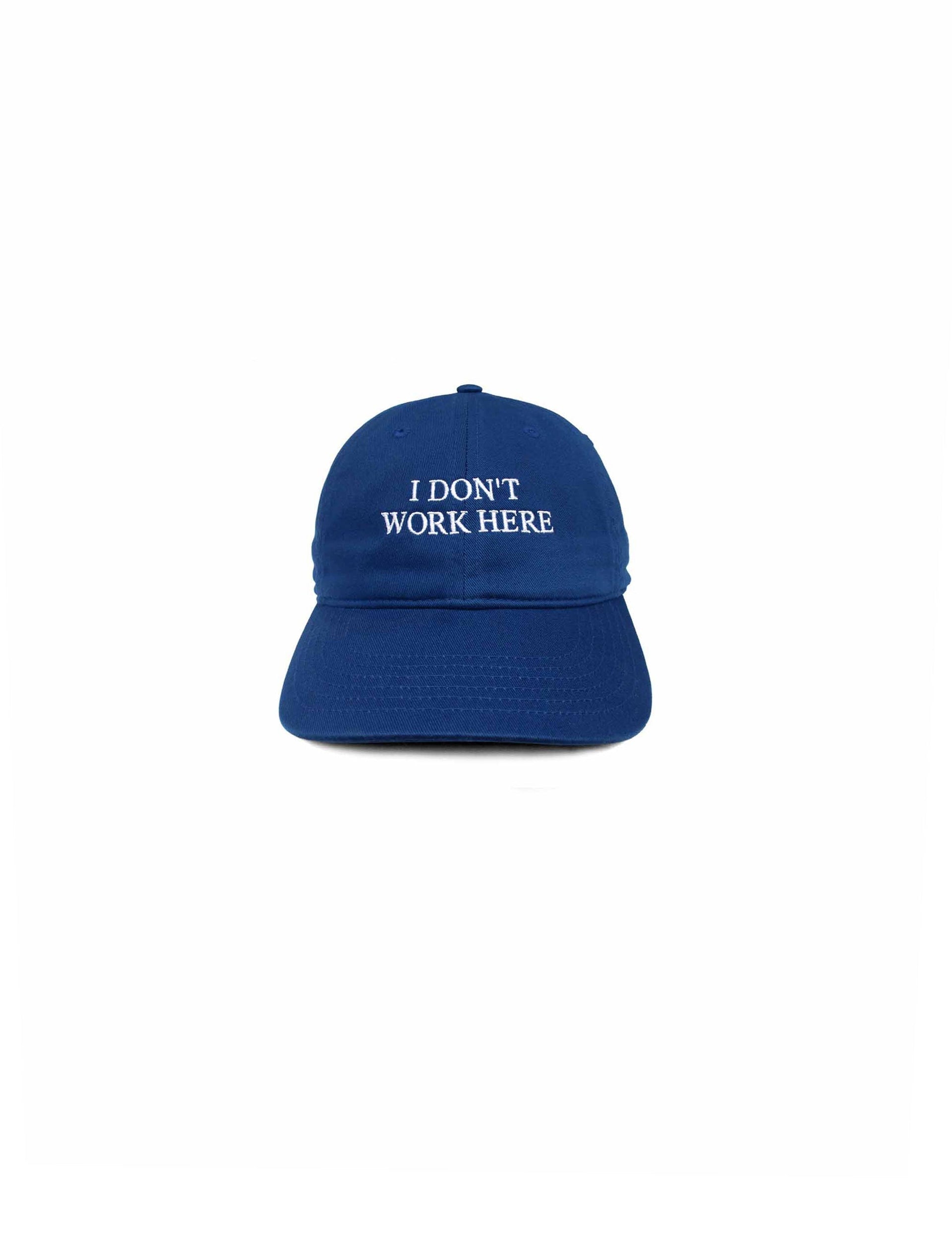 IDEA SORRY I DON'T WORK HERE ROYAL BLUE HAT