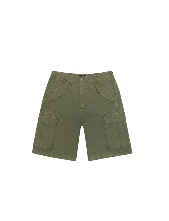 STÜSSY 4 Cargo Short Ripstop OLIVE GREEN