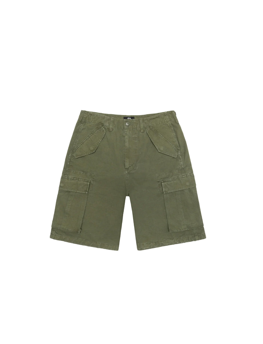 2STUSSY4CargoShortRipstopOLIVE