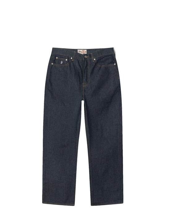 STÜSSY 7 New Classic Jeans Denim rinsed indigo