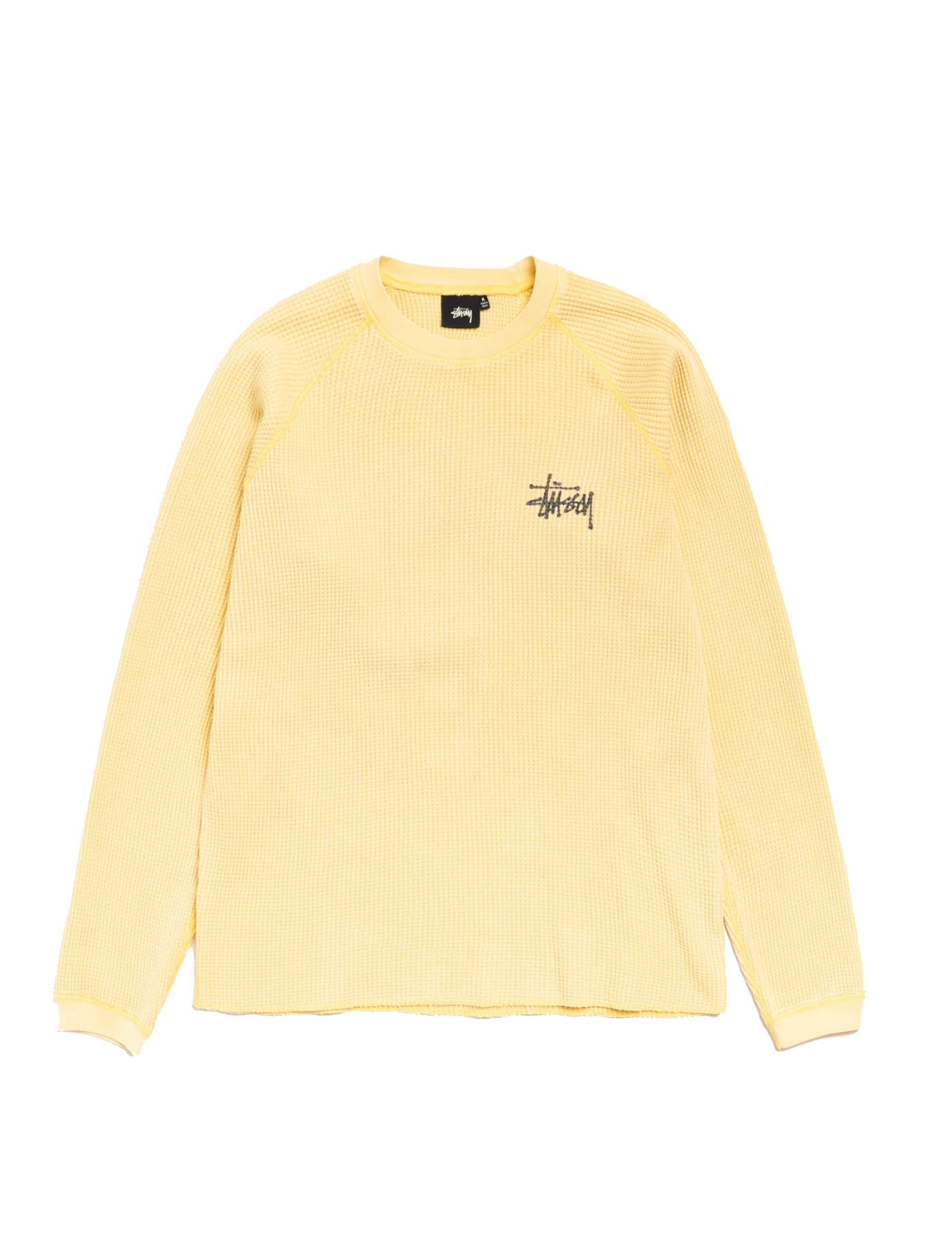 STÜSSY BASIC STÜSSY THERMAL PALE YELLOW