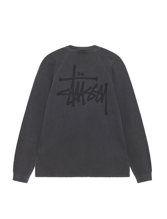 STÜSSY BASIC STÜSSY THERMAL washed black