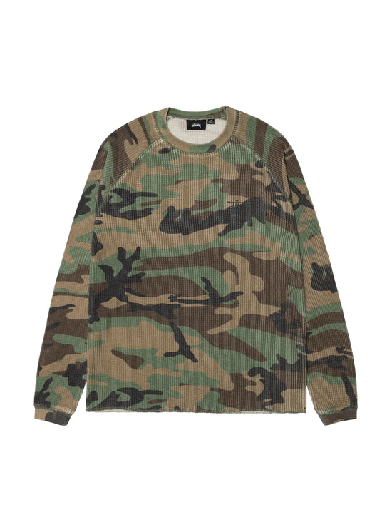 STÜSSY BASIC STÜSSY THERMAL woodland camo