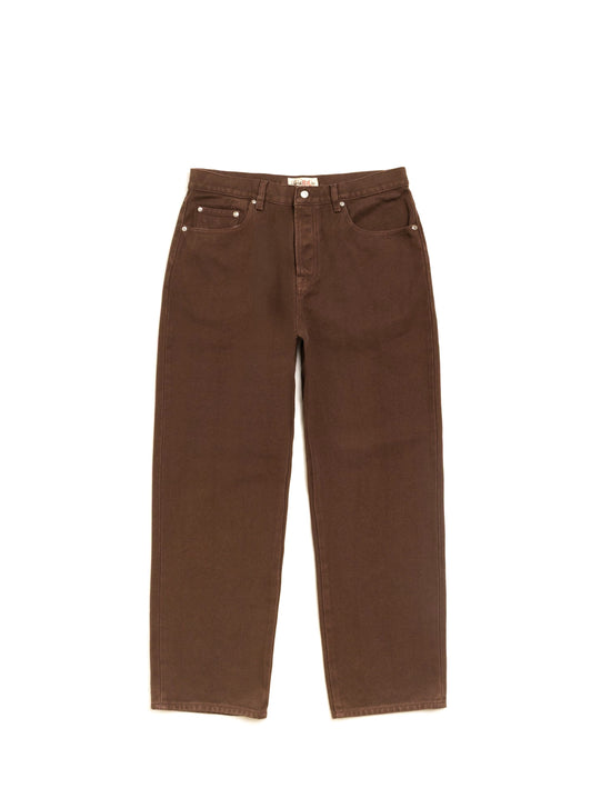 STÜSSY BIG OL' JEAN DENIM BROWN CHEVRON