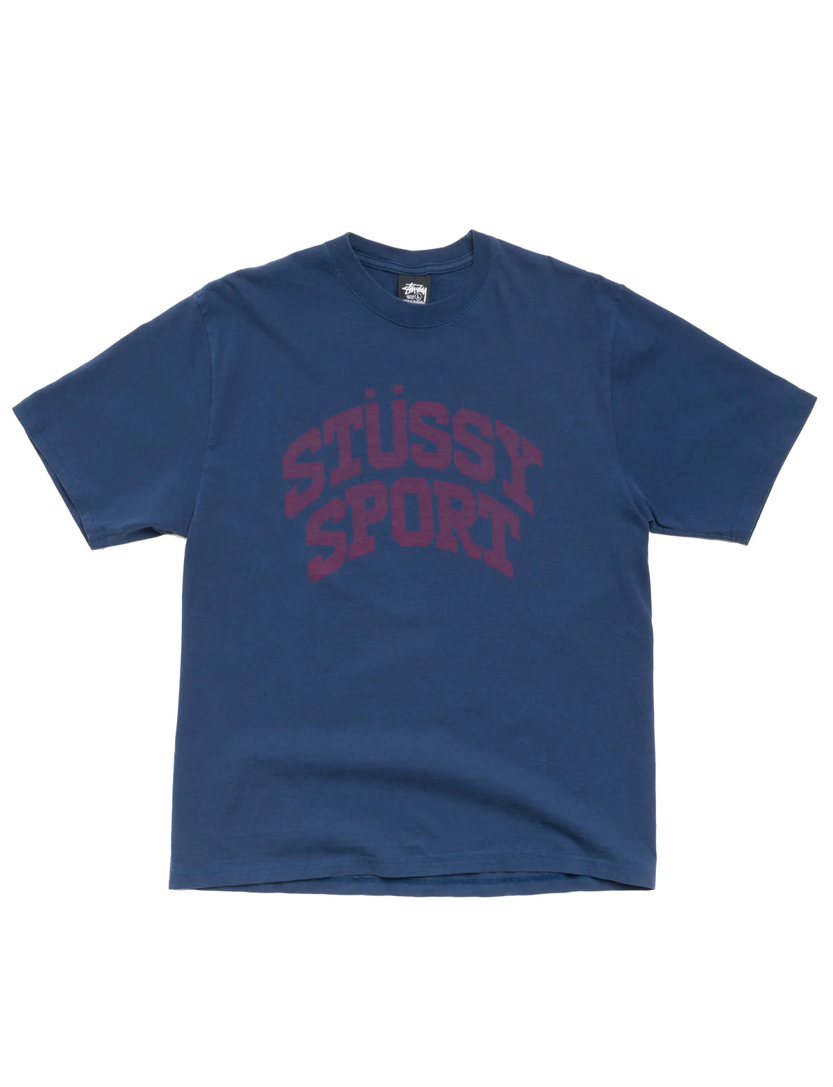 STÜSSY BLOCK SPORT TEE NAVY