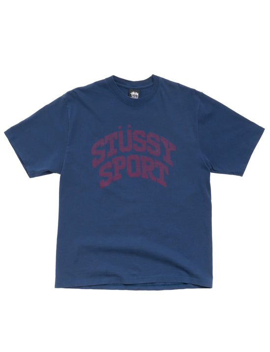STÜSSY BLOCK SPORT TEE NAVY