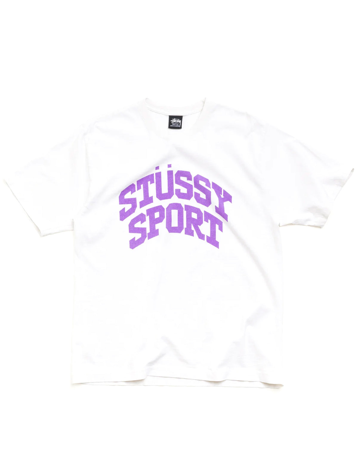 STÜSSY BLOCK SPORT TEE WHITE
