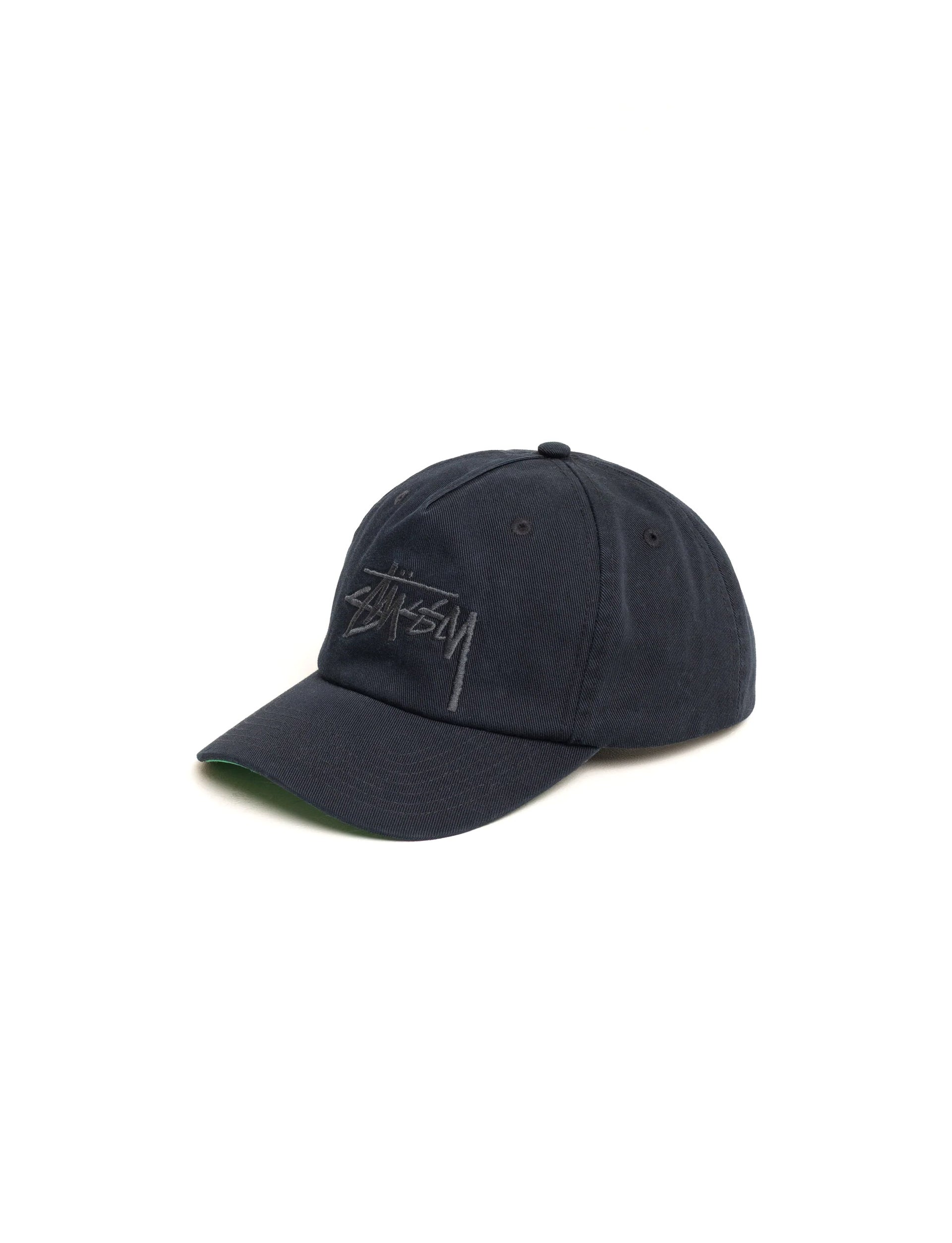 STÜSSY Big Stock Mid Depth Cap Navy Eclipse