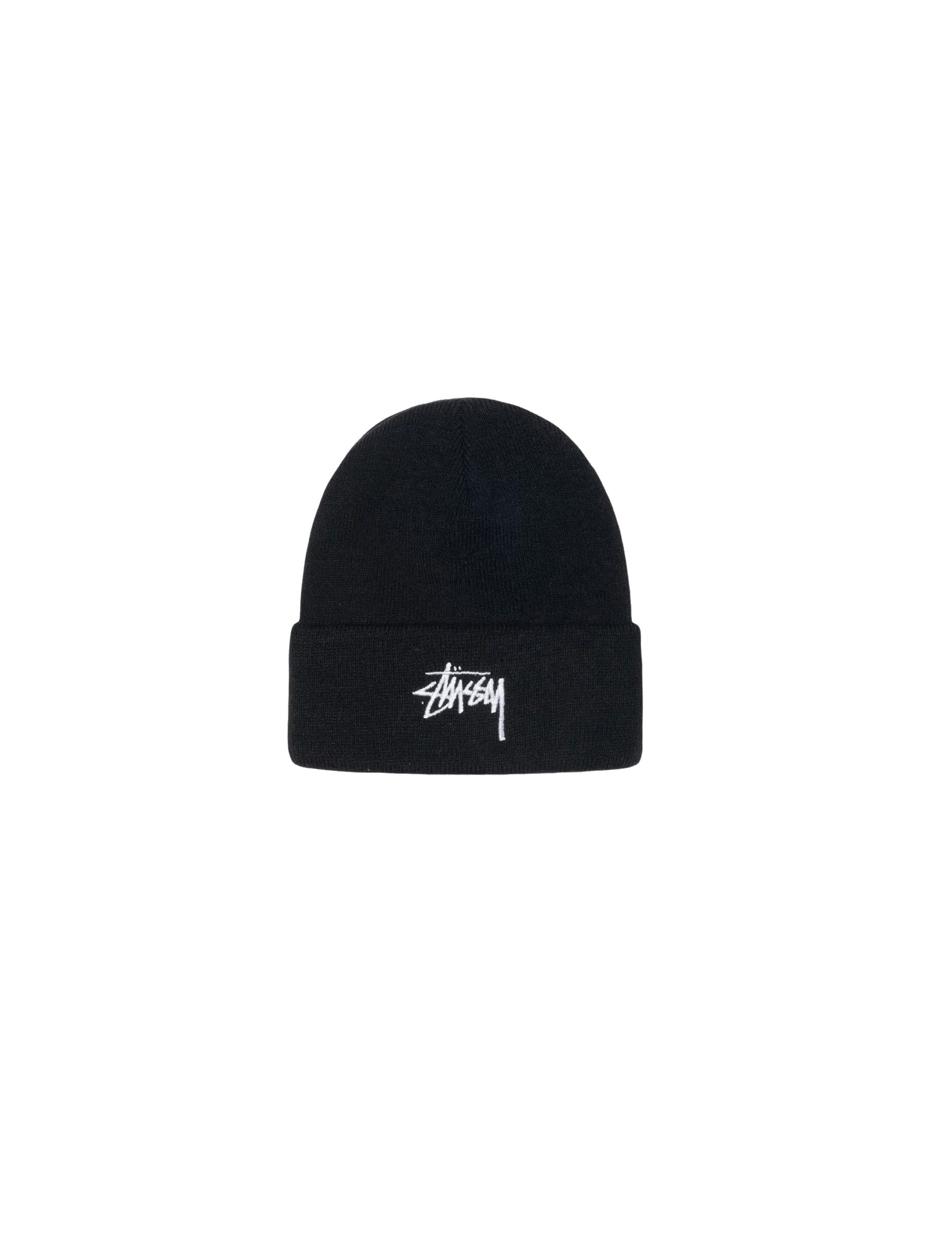 STÜSSY CUFF BEANIE STOCK BLACK