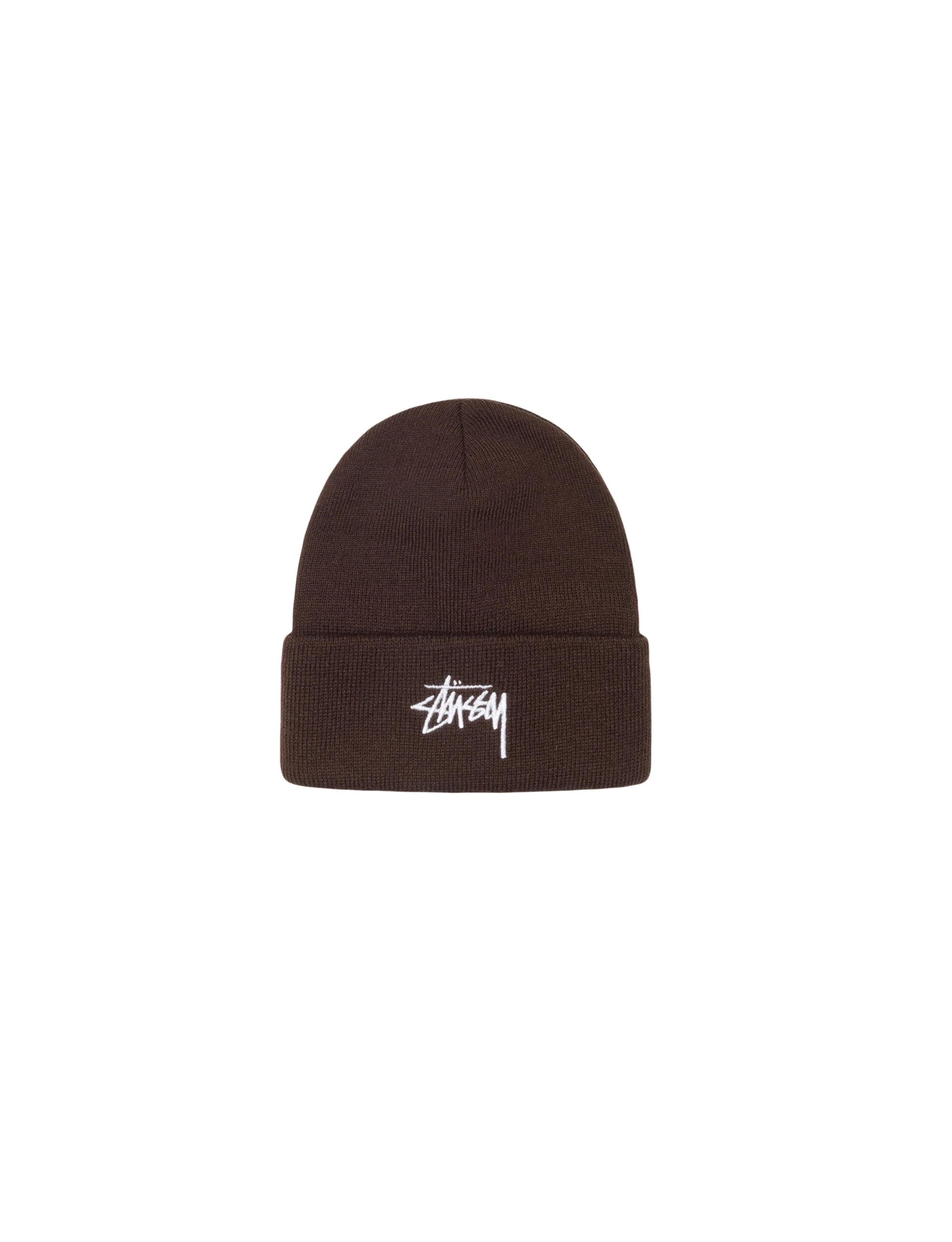 STÜSSY CUFF BEANIE STOCK COCOA