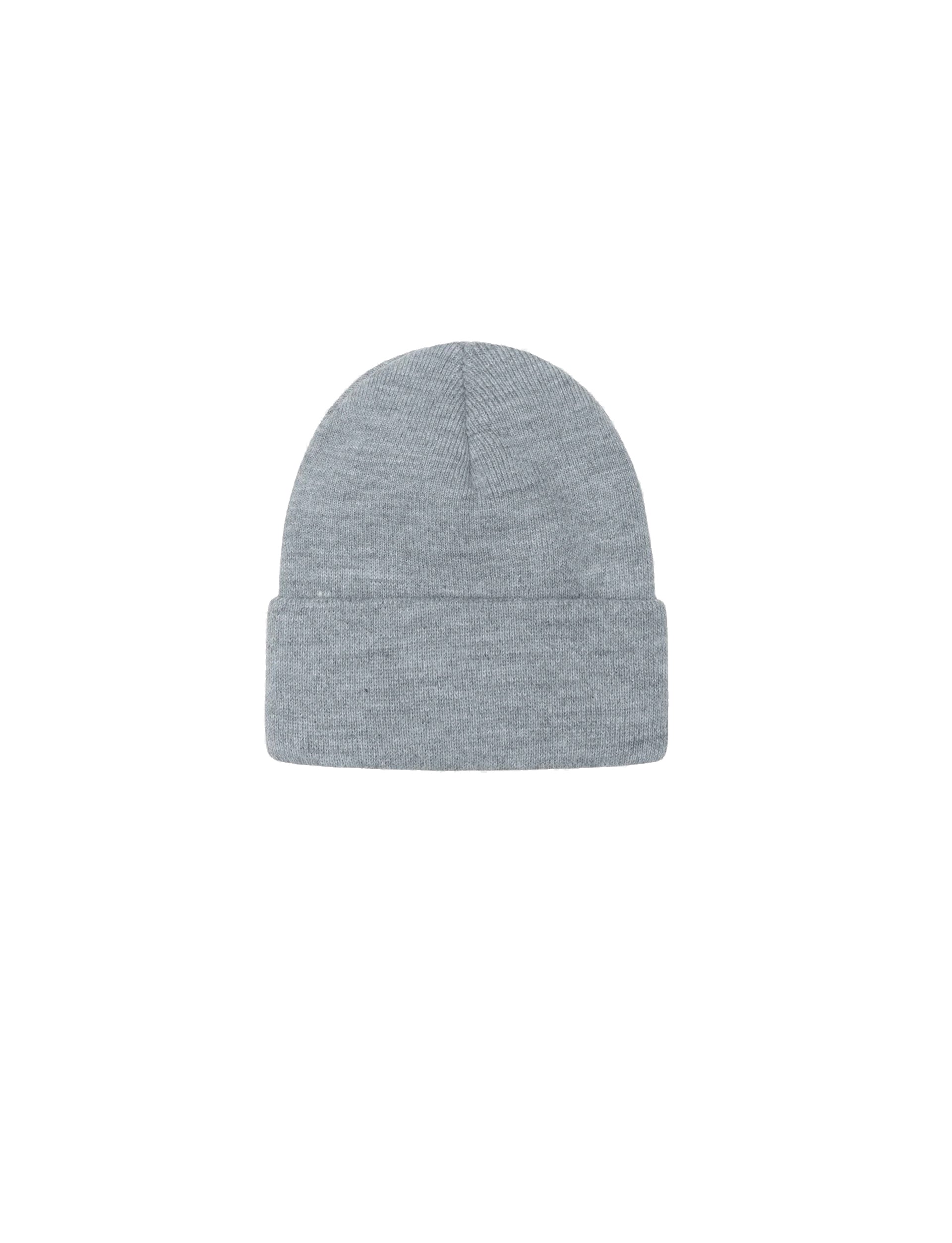 STÜSSY CUFF BEANIE STOCK GREY HEATHER