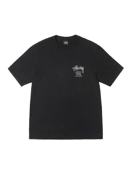 STÜSSY Classic Gear Pig. Dyed Tee BLACK