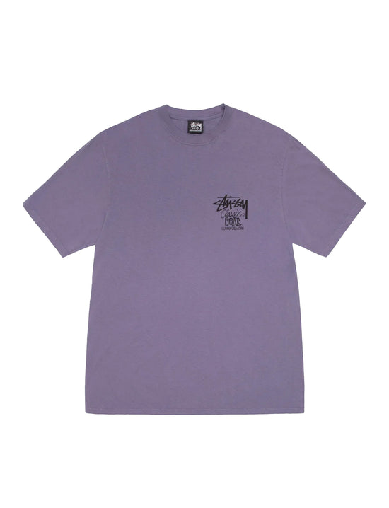 STÜSSY Classic Gear Pig. Dyed Tee GRAPE