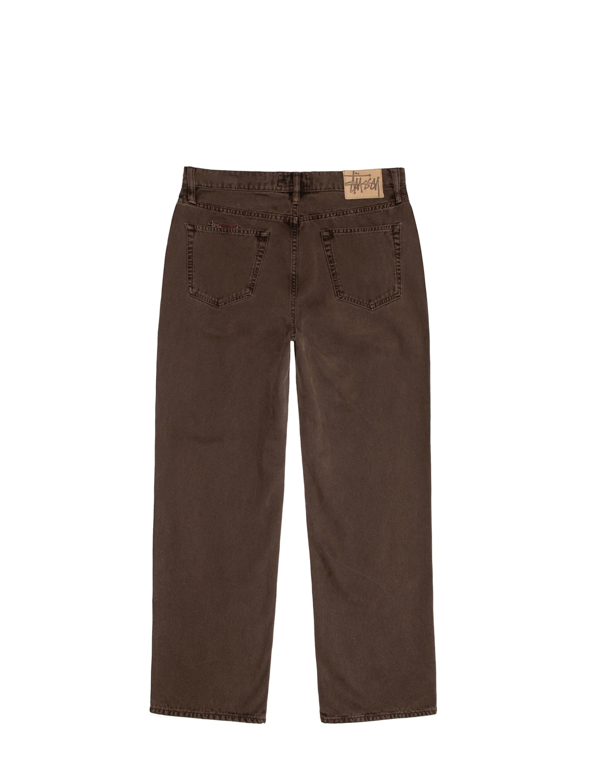 STÜSSY Classic Jeans Washed Canvas BROWN