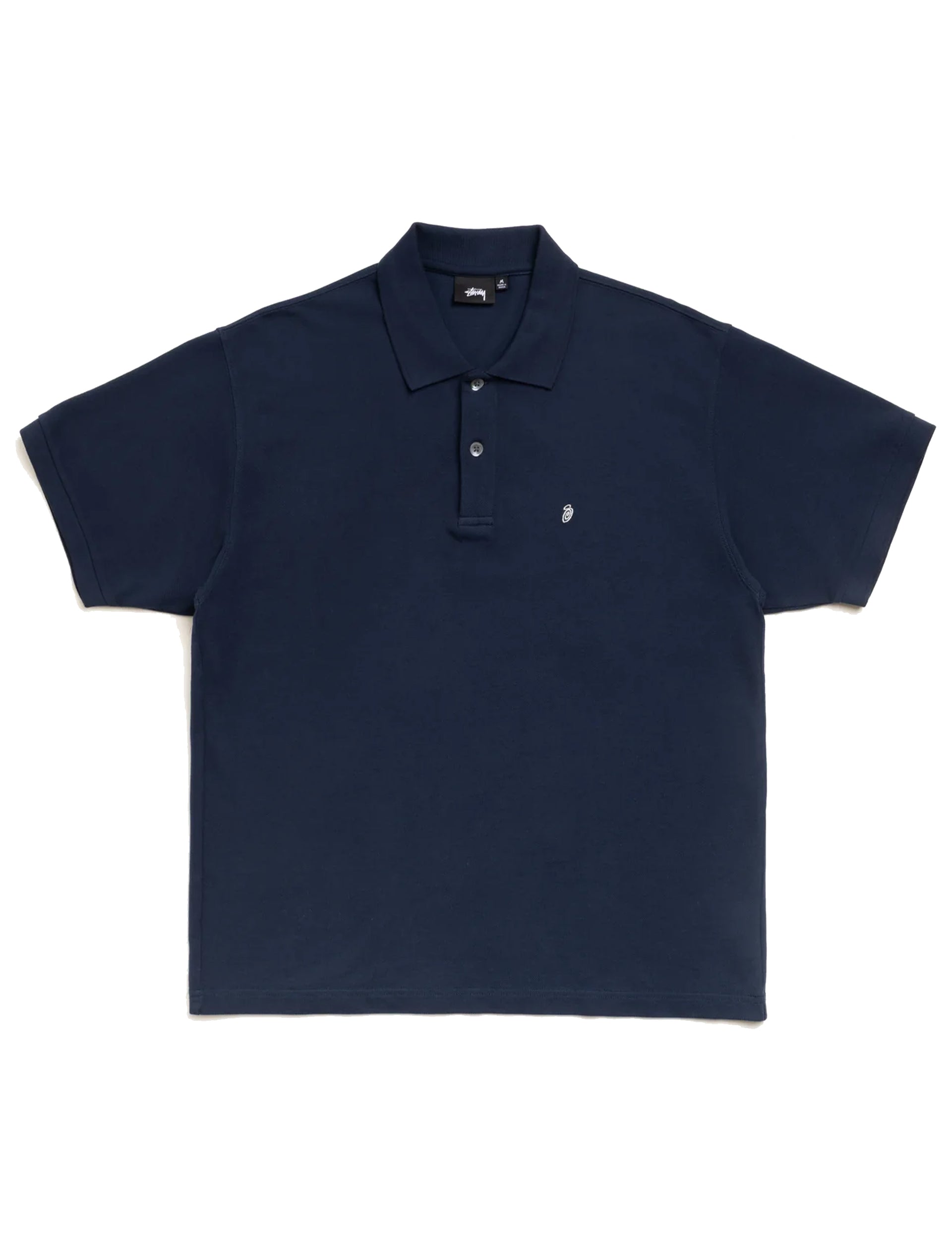 STÜSSY Classic Pique Polo NAVY