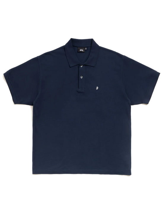 STÜSSY Classic Pique Polo NAVY