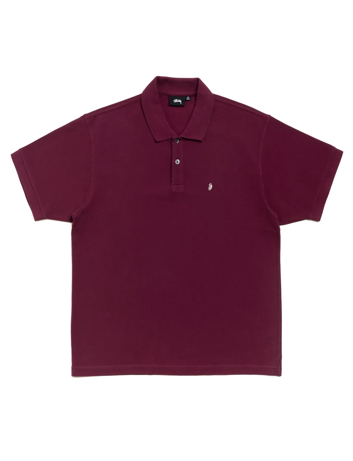 STÜSSY Classic Pique Polo PLUM