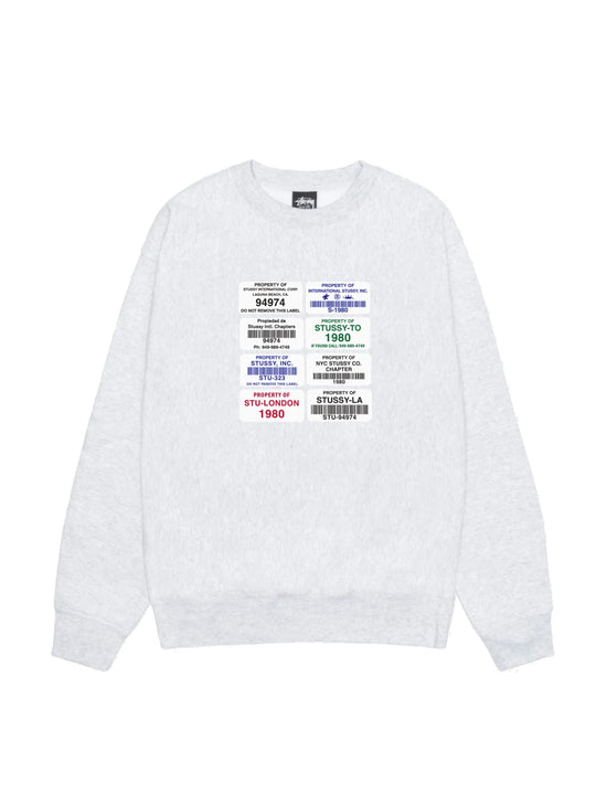 STÜSSY Codes Crew ASH HEATHER