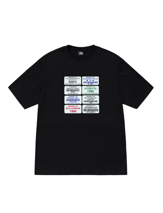 STÜSSY Codes Tee BLACK